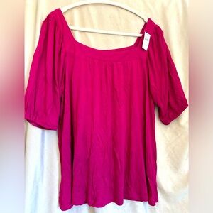GAP Pink Top with Vibrant Style